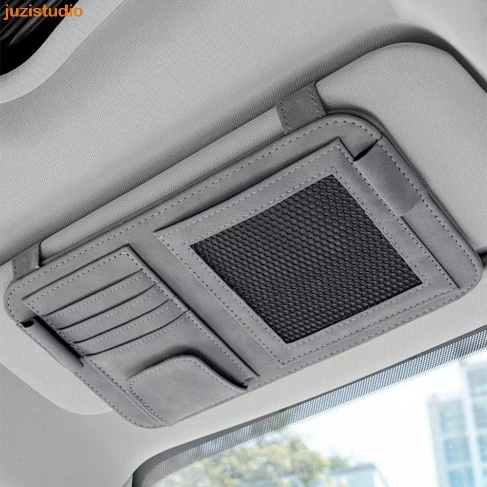 Organizador De Viseira Solar Para Carro JUZISTUDIO , Bolsa De Armazenamento Guarda-Sol Com Vários Compartimentos , Fácil