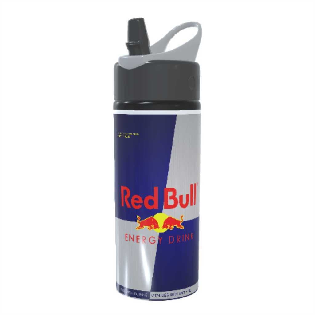 Garrafa Squeeze de Alumínio Bico Retratil 750 ML Monster RedBull Academia Bebidas