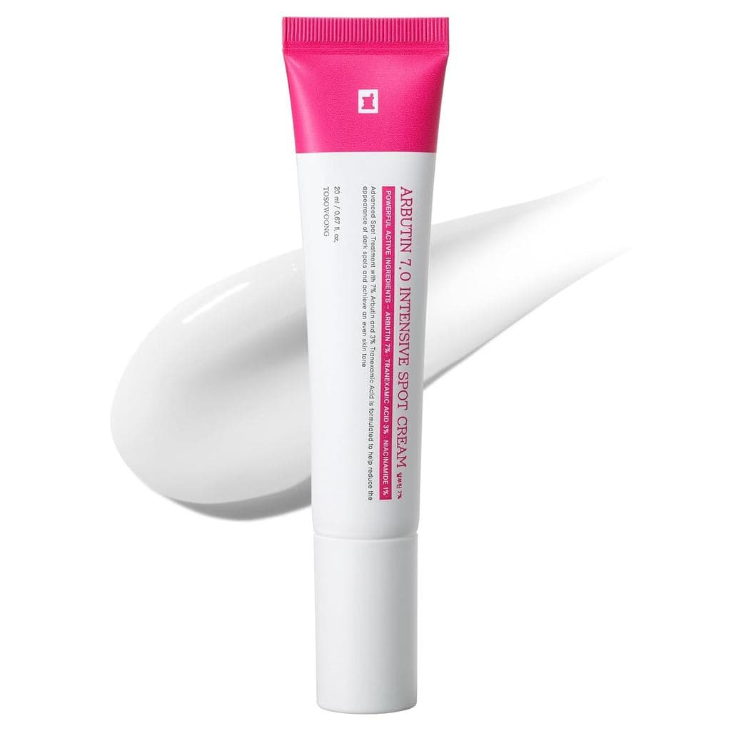 TOSOWOONG Creme Intensivo para Manchas com 7% de Arbutina, 70.000ppm de Arbutina, 3% de Ácido Tranexâmico, 1% de Niacina