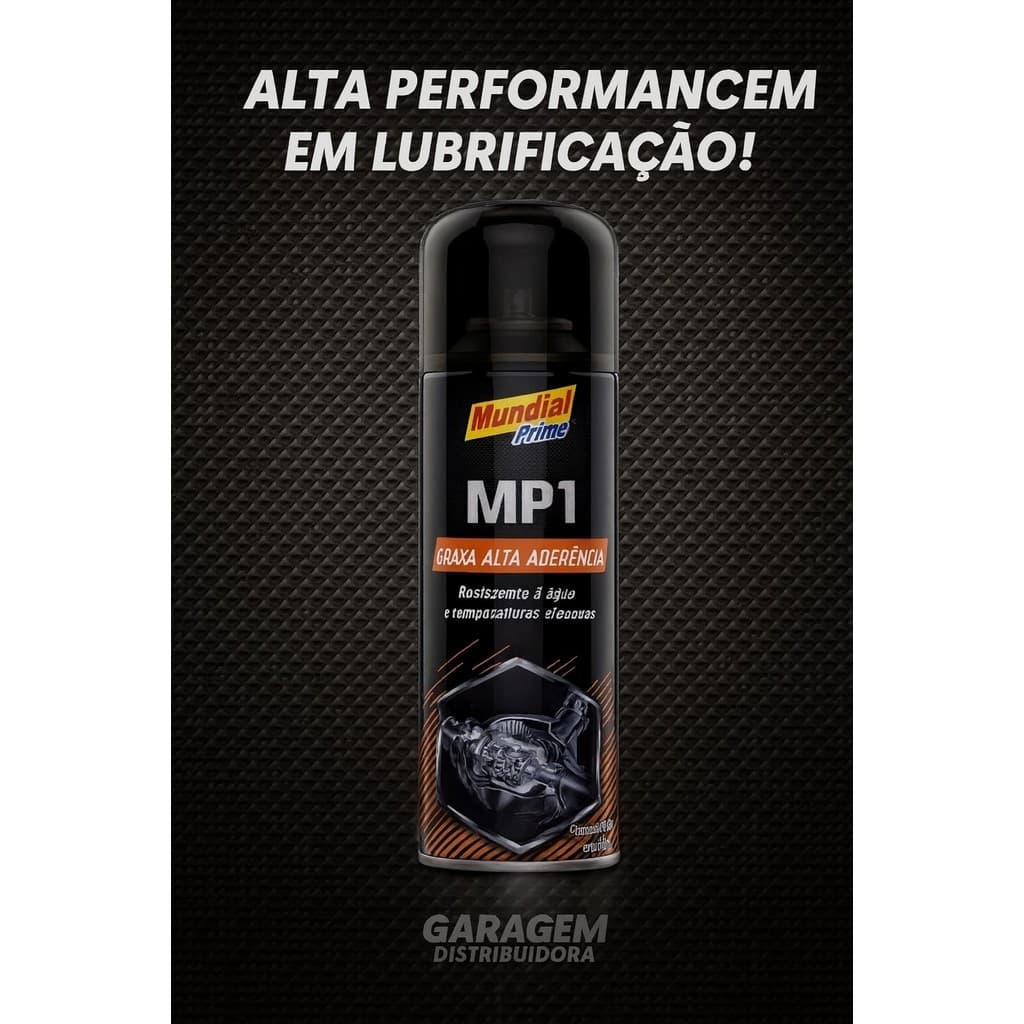 Spray Graxa de Alta Adêrencia Alta Temperatura 100ml 250ml Mundial Prime