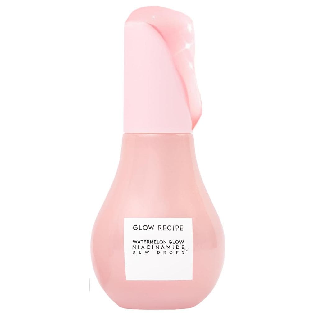 Glow Recipe Watermelon Niacinamide Dew Drops, Sérum Coreano de Niacinamida em Gotas, Sérum Facial Hidratante + Primer e