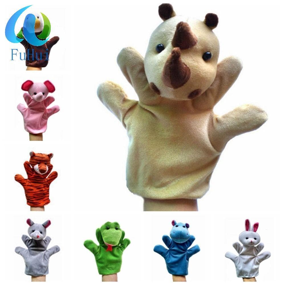 Fantoches De Mão FUHUI Para Animais , Adoráveis De Pano De Animal De Desenho Animado , Educacionais
