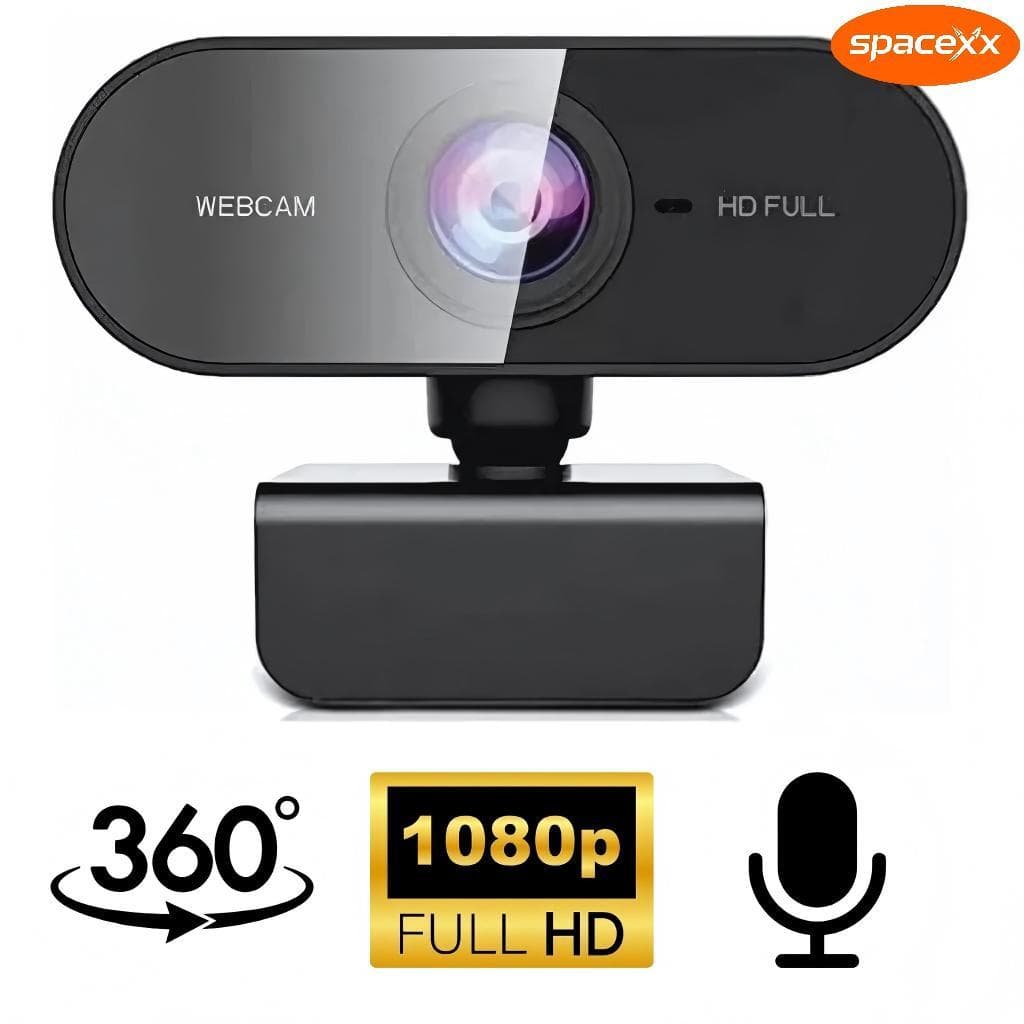 Webcam  Câmera Full Hd 1080p Microfone Pc Notebook Home Office-Spacexx