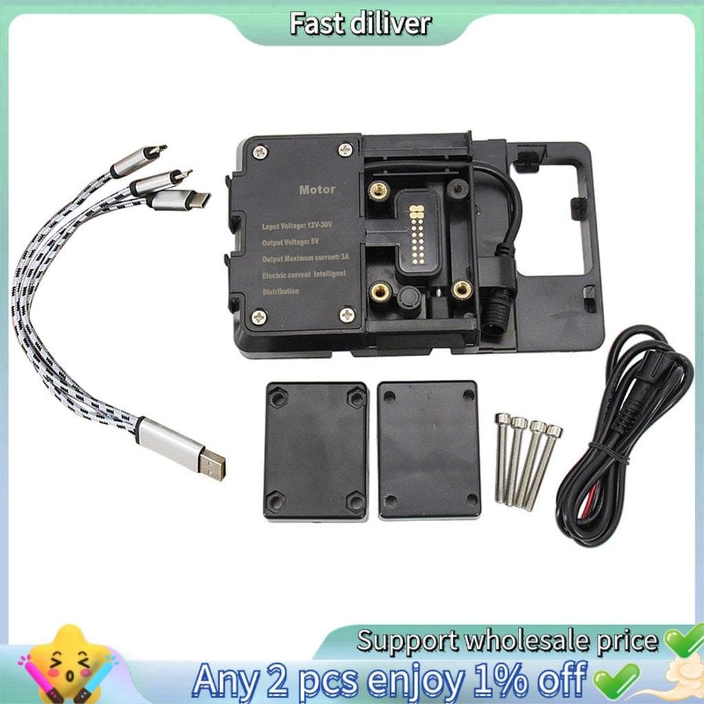 Suporte Do Telefone Da Moto De Navegação Carregador USB Para R1200GS R1250GS ADV GS1200 GS1250 F700GS Substituição