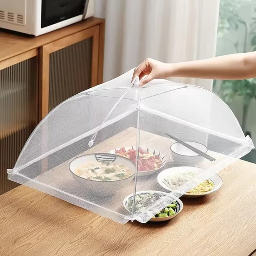 Kit 1 ou 2 Telas Protetoras de Alimentos Flexíveis Antimoscas
