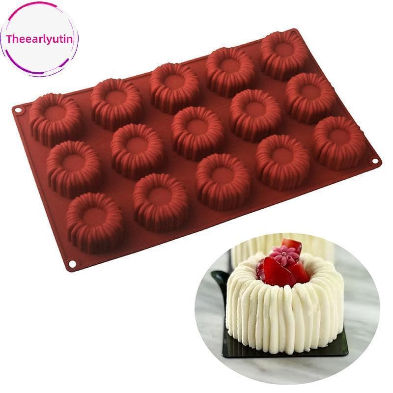 theearlyutin Molde De Bolo De Bobina Cilíndrica , Silicone De Qualidade Alimentar , Resistente Ao Calor , Para Amantes D