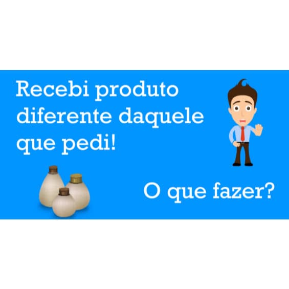 Etiqueta de Correção de produtos enviados errado