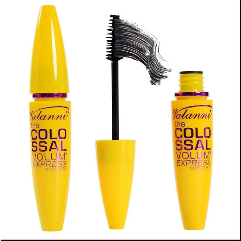 KIT C/ 2 UNIDADES Máscara de Cílios Yalanni E Rimel Super Volume Alongamento Longa Duração envio ime