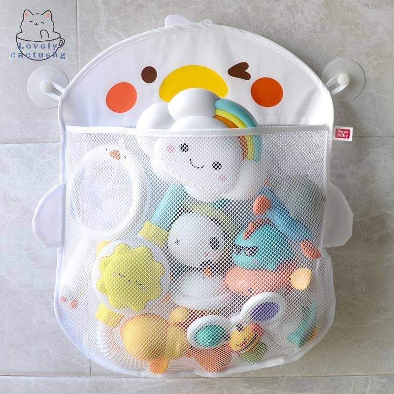 lovelycactushg Organizador De Brinquedos De Banho Para Bebês , Secagem Rápida , Bolsa De Rede De Malha Crianças , Armaze