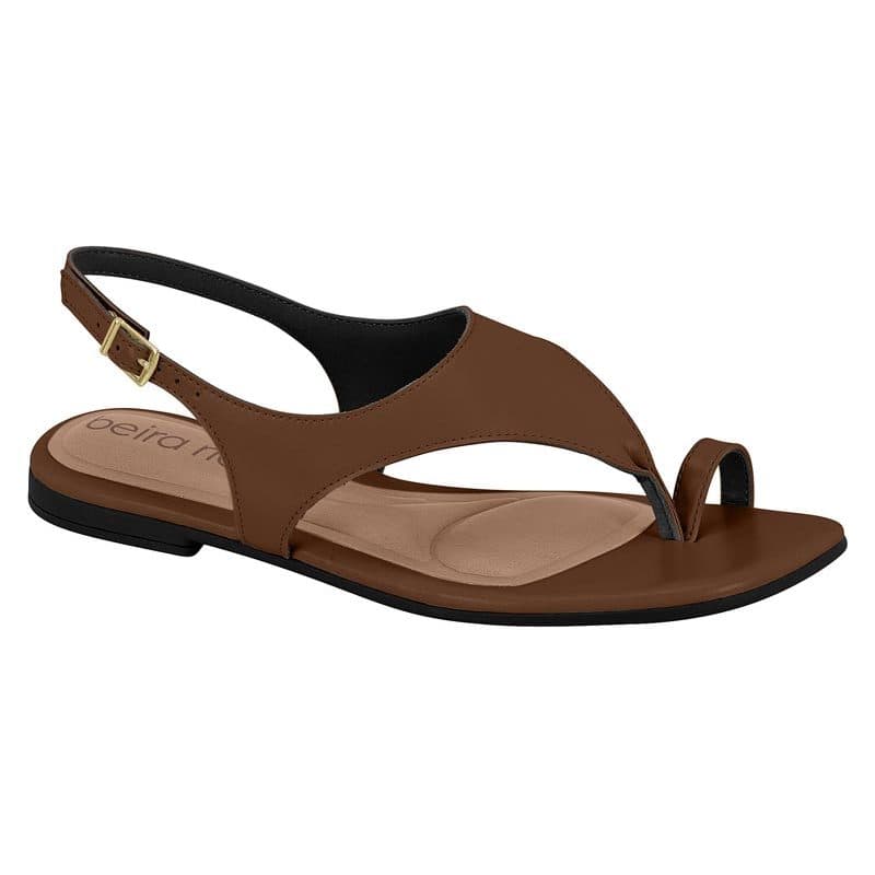 Sandália Feminina Rasteirinha Ring Toe Casual Verão Delicada Confortável Beira Rio Original