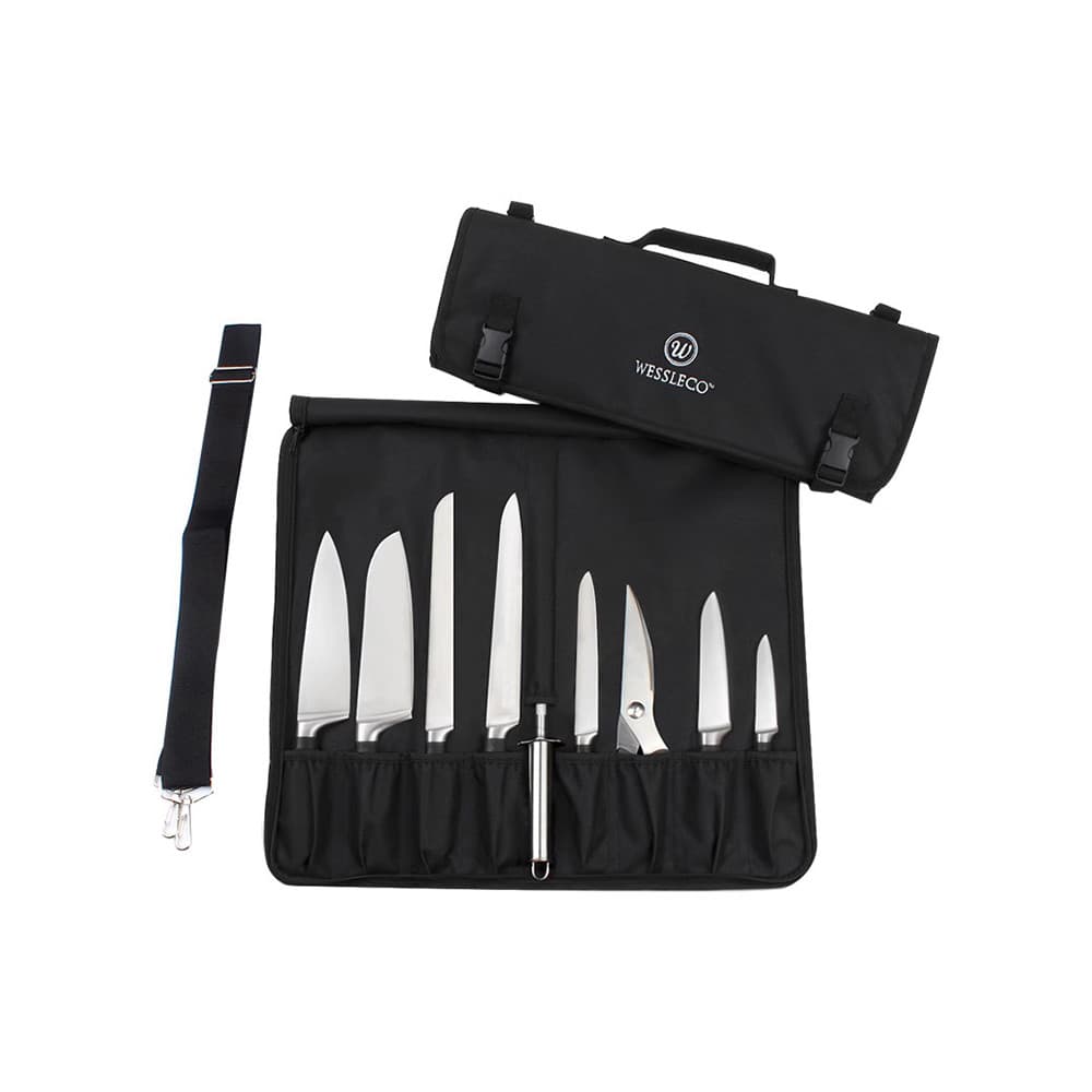 Saco de armazenamento de faca de Chef, à prova d'água, resistente a arranhões, portátil, multifuncional, comida ocidenta