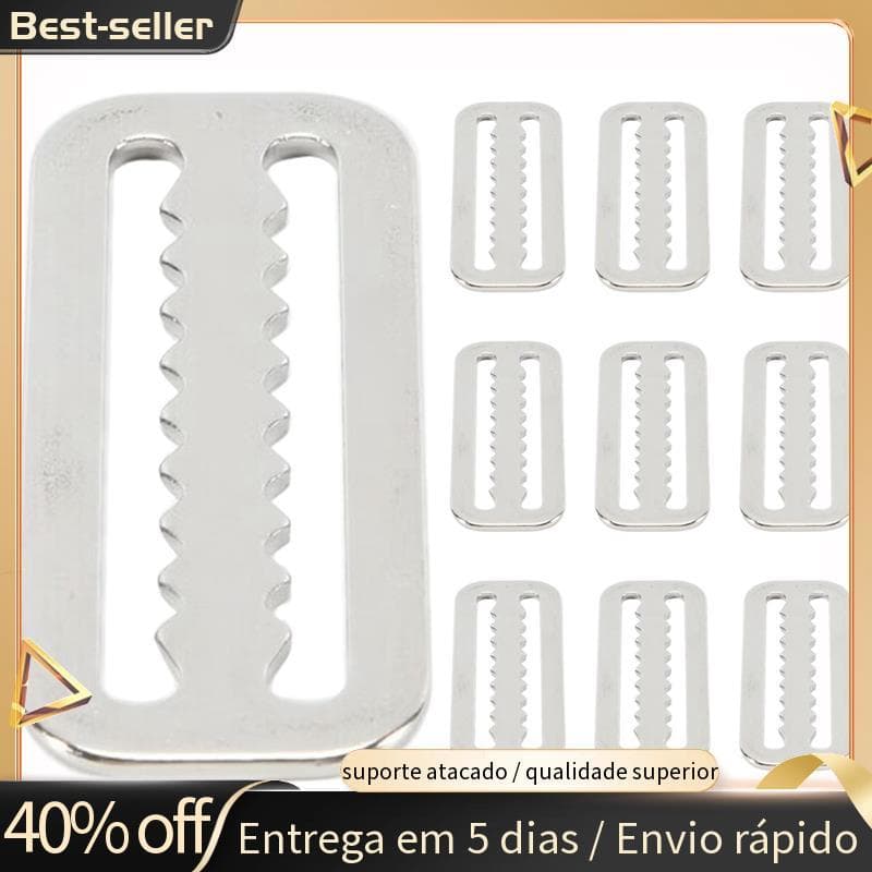 10 Pçs Cinto De Peso De Mergulho Slide Keeper Anel Webbing Retentor Rolha Acessórios Livre