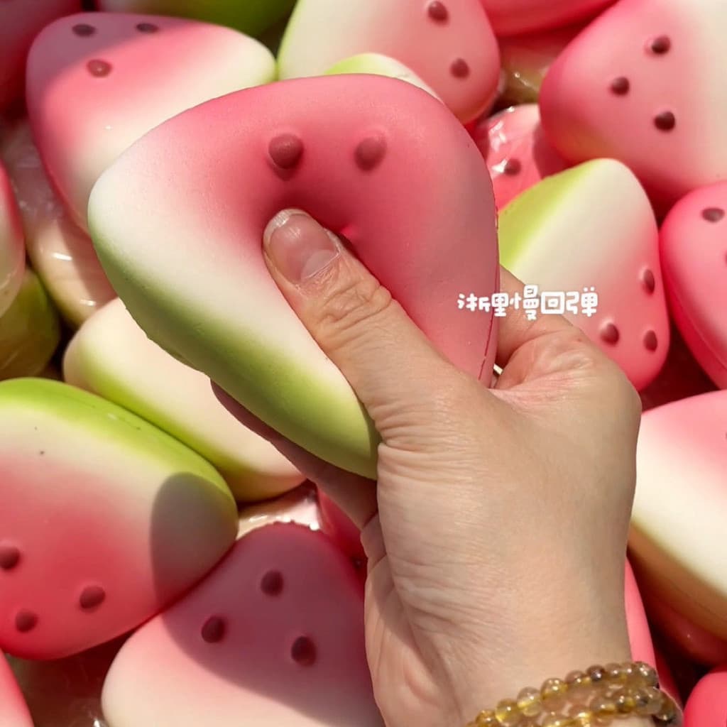 squishy watermelon brinquedo anti stress melão/anti estresse brinquedo de espremer/Fidget Toy/brinquedo de apertar anti