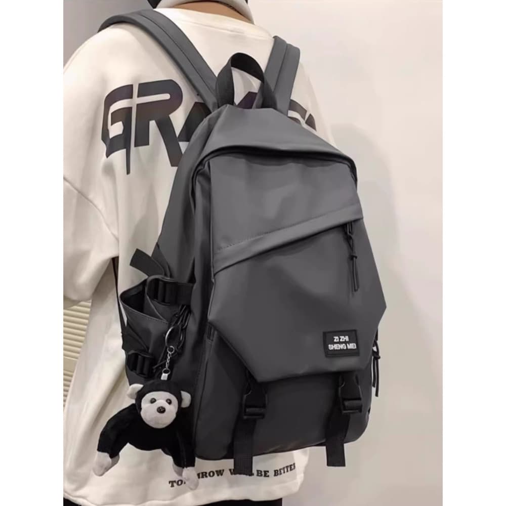 Mochila alemã masculina na moda estudantes do ensino médio mochila simples estudantes universitários Casual impermeável