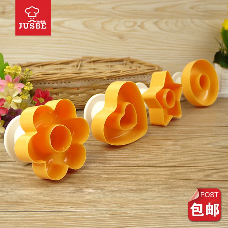 Ferramentas de cozimento coração flor estrela redonda Donut molde imprensa corte molde único grande doméstico comercial