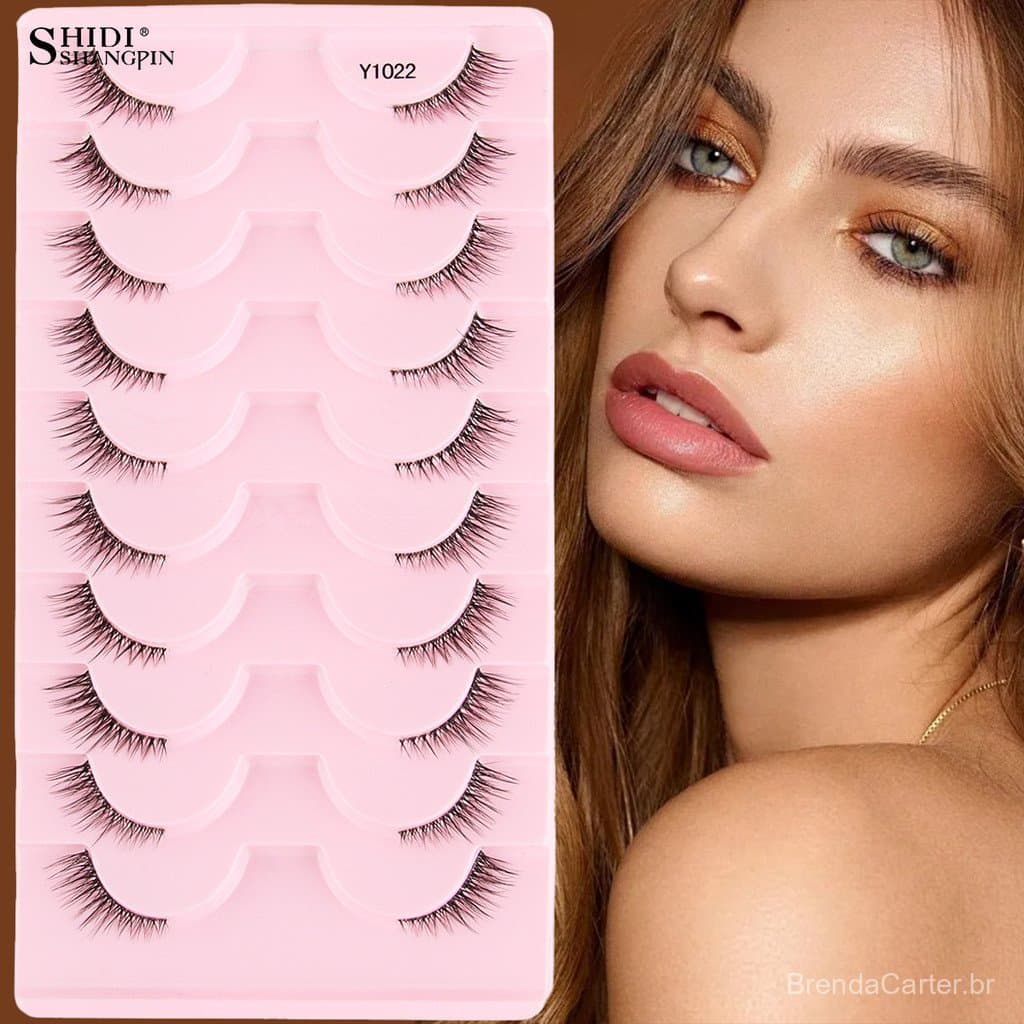 SHIDISHANGPIN10 Pares De Cílios Postiços De Beleza 3D Com Extensão Fofos E Macios
