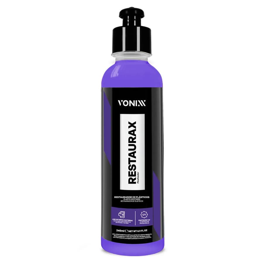 Restaurax Restaurador de Plásticos Automotivos 240ml Vonixx