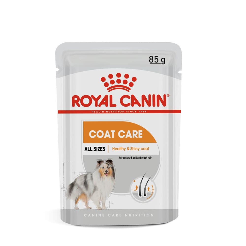 Ração Úmida Royal Canin para cães adulto Sachê Coat Beauty  - 85 G