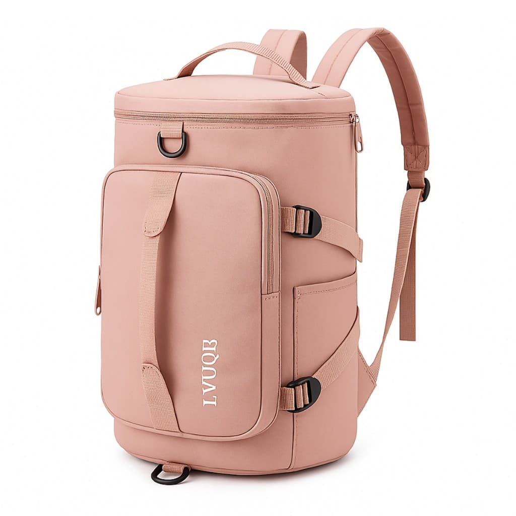 Mochila Bolsa De Viagem Academia Sport Com Bolso Impermeável Espaço Calçados Alça Lateral 30L Capacidade