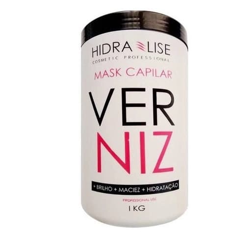 Máscara De Hidratação Nutrição Capilar 2 Em 1 Creme Banho de Verniz Hidralize Pote de 1Kg