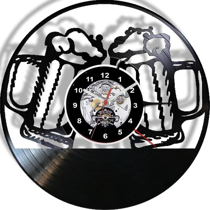 Relógio de Parede Relógio de parede Bebidas Beer Cerveja - Relógio De - Bebidas Beer Cerveja Disco d