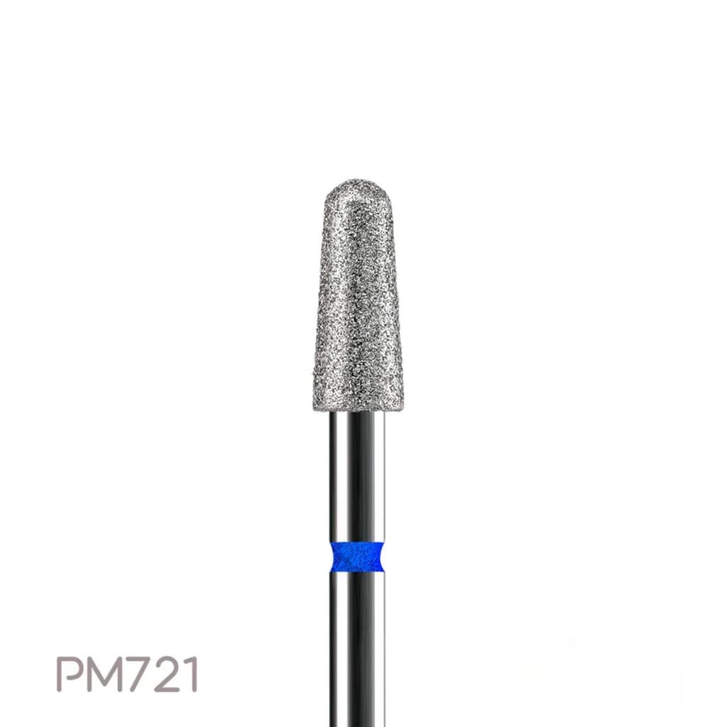 Broca PM 721 Diamantada Podologia Unhas Gel Fibra de Vidro Acabamento Limpeza Lâmina Ungueal Cutículas