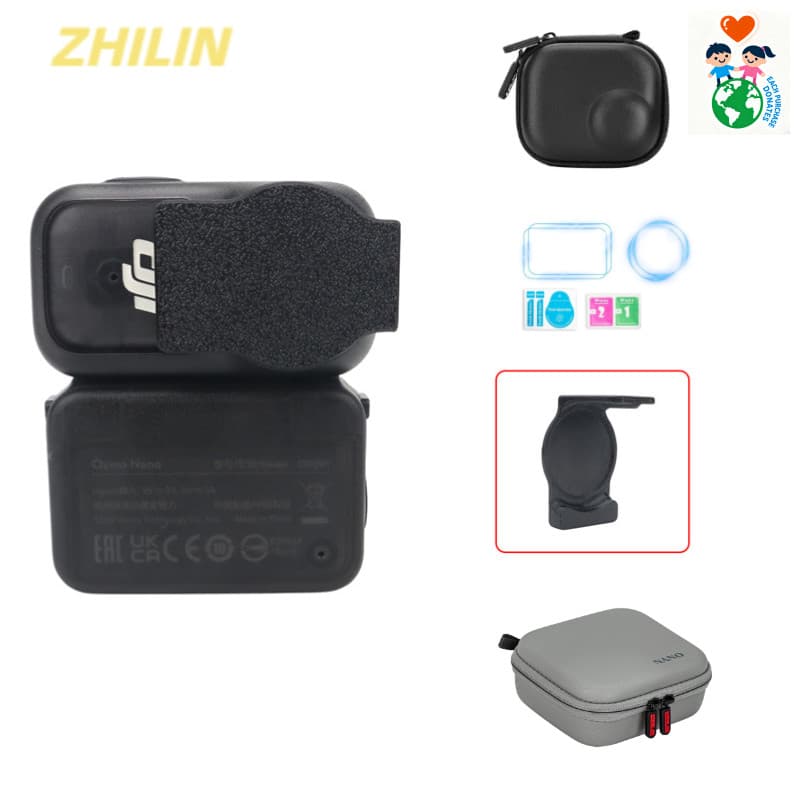 Capa protetora adequada para DJI OSMO NANO Thumb Sports Camera com capas protetoras Lente resistente a arranhões Capa pr