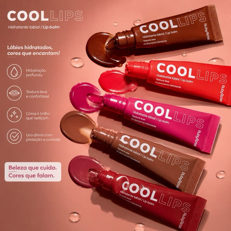 Lip Balm Cool Lips Ruby rose LANÇAMENTO