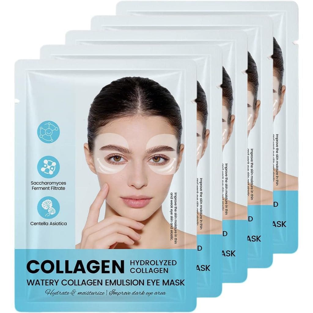 Patches de colágeno para os olhos, máscara para os olhos com peptídeos nutritivos, patches de gel hidratante para os olh