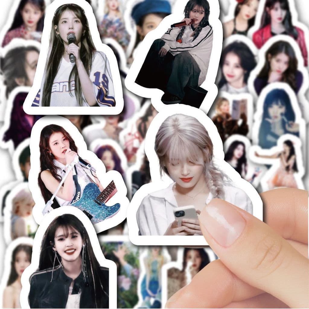 140 adesivos iu Lee Ji Eun coreia lindo deus Yan Aidou estrela feminina HD mercadoria manual pacote de mesa