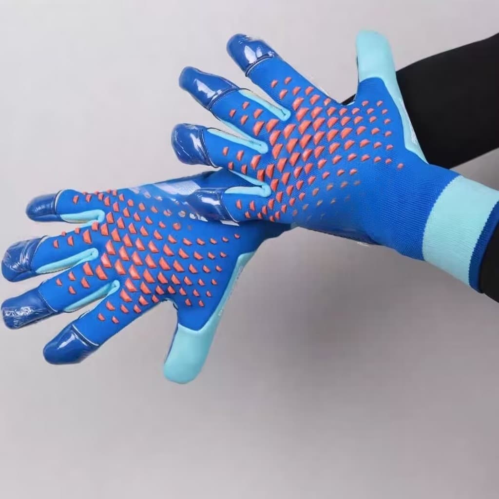 Novo Estilo De Luvas De Goleiro Para Adultos Jovens , Látex Resistente Ao Desgaste , Antiderrapantes Competição .