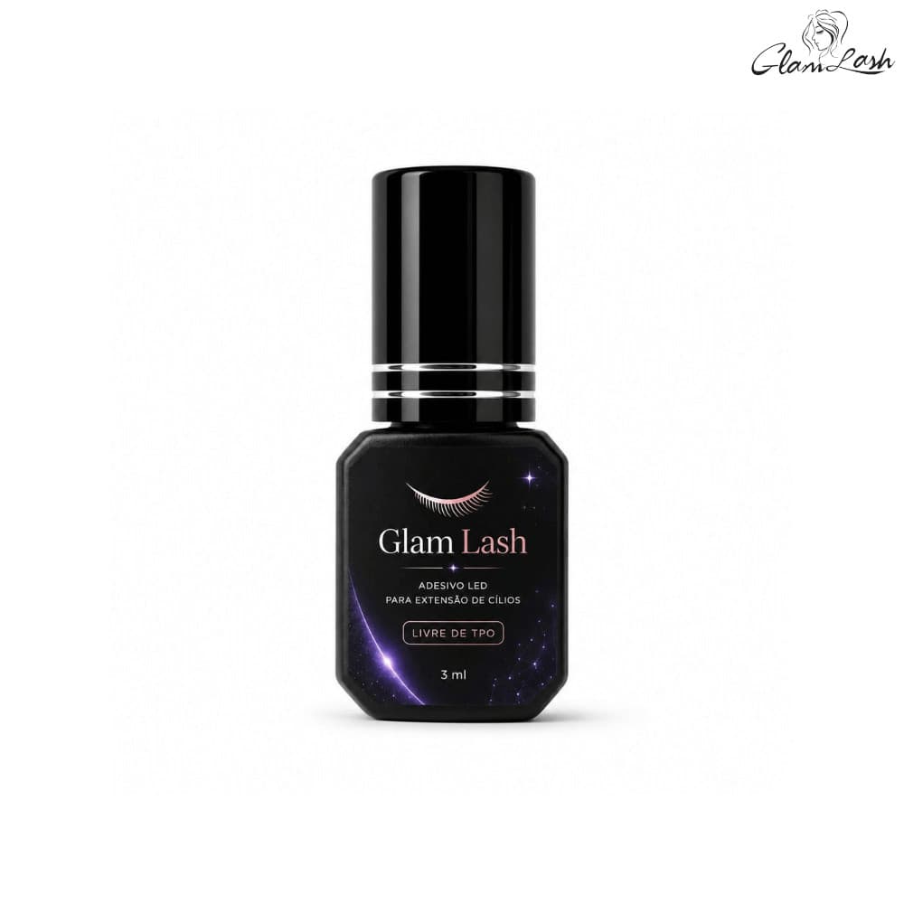 COLA ADESIVO LED PARA CILIOS 3ML - GLAMLASH