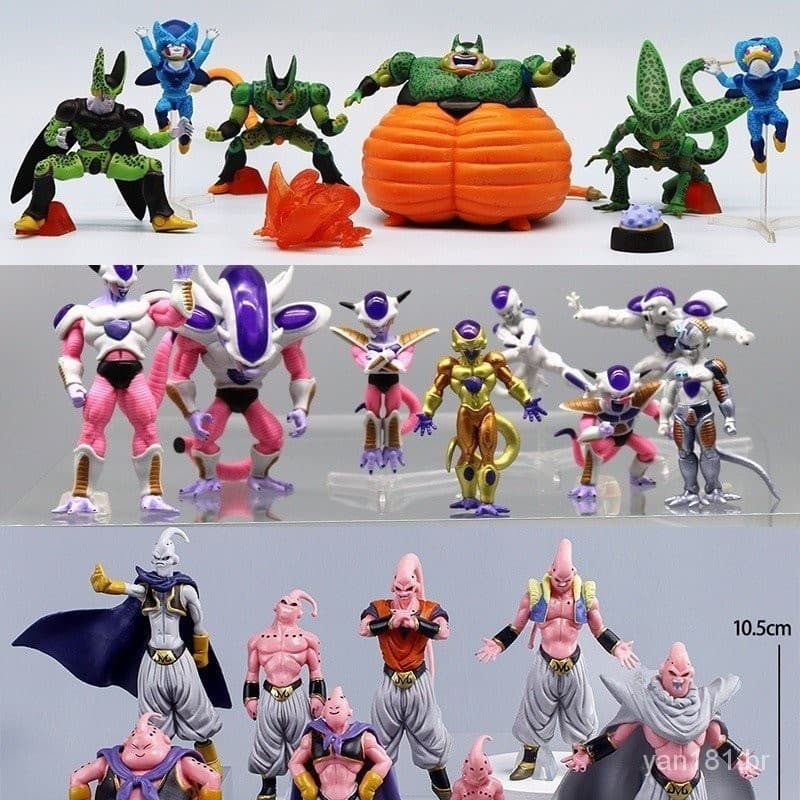 Conjunto de bonecas modelo móvel Dragon Ball Z Majin Buobelus presente infantil JCHR JNG3