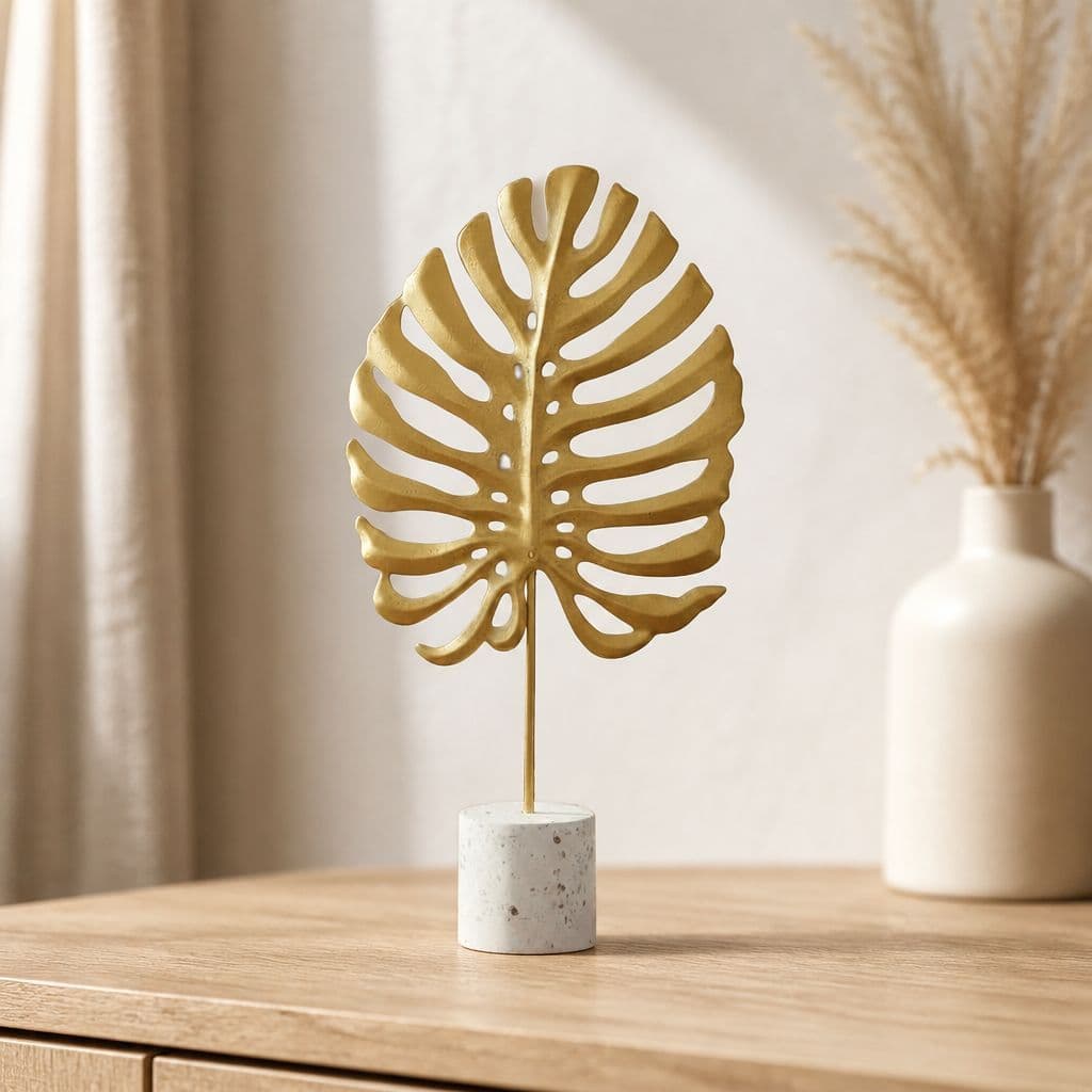 Escultura Decorativa Costela de Adão Decorativa 24,5cm