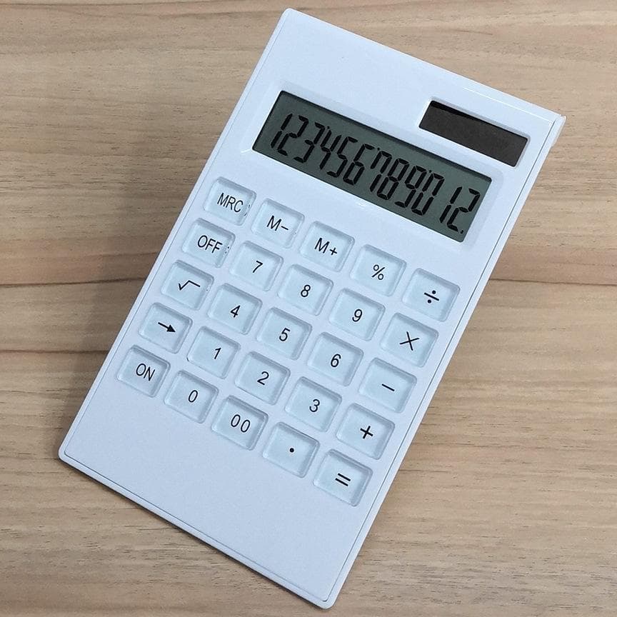 Calculadora para uso em escritório, calculadora publicitária com teclas de cristal, alimentada por energia solar 2235.