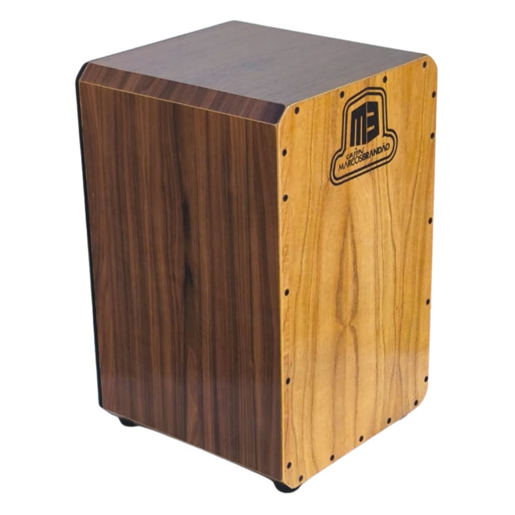 Cajón Tradicional Mb Eletroacústico Instrumento Percussão Pau Ferro