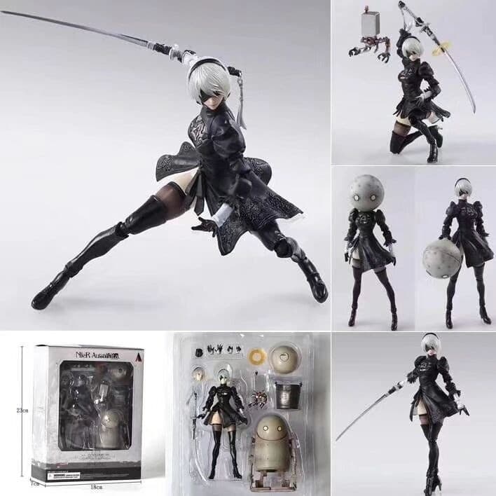 Figura NieR: Automata 2B, Forma de Vida Mecânica, Modelo de Figura de Ação Articulada