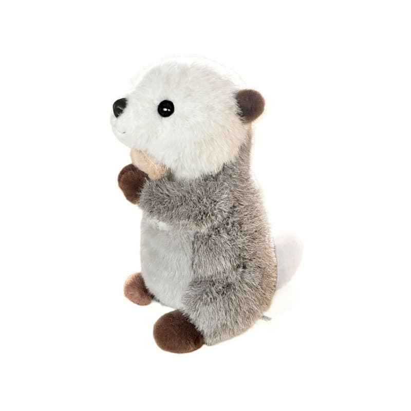 Brinquedo De Pelúcia De Lontra De Cabeça Branca De Simulação , Boneca Marinha Com Abraço Magnético , Travesseiro Para Me