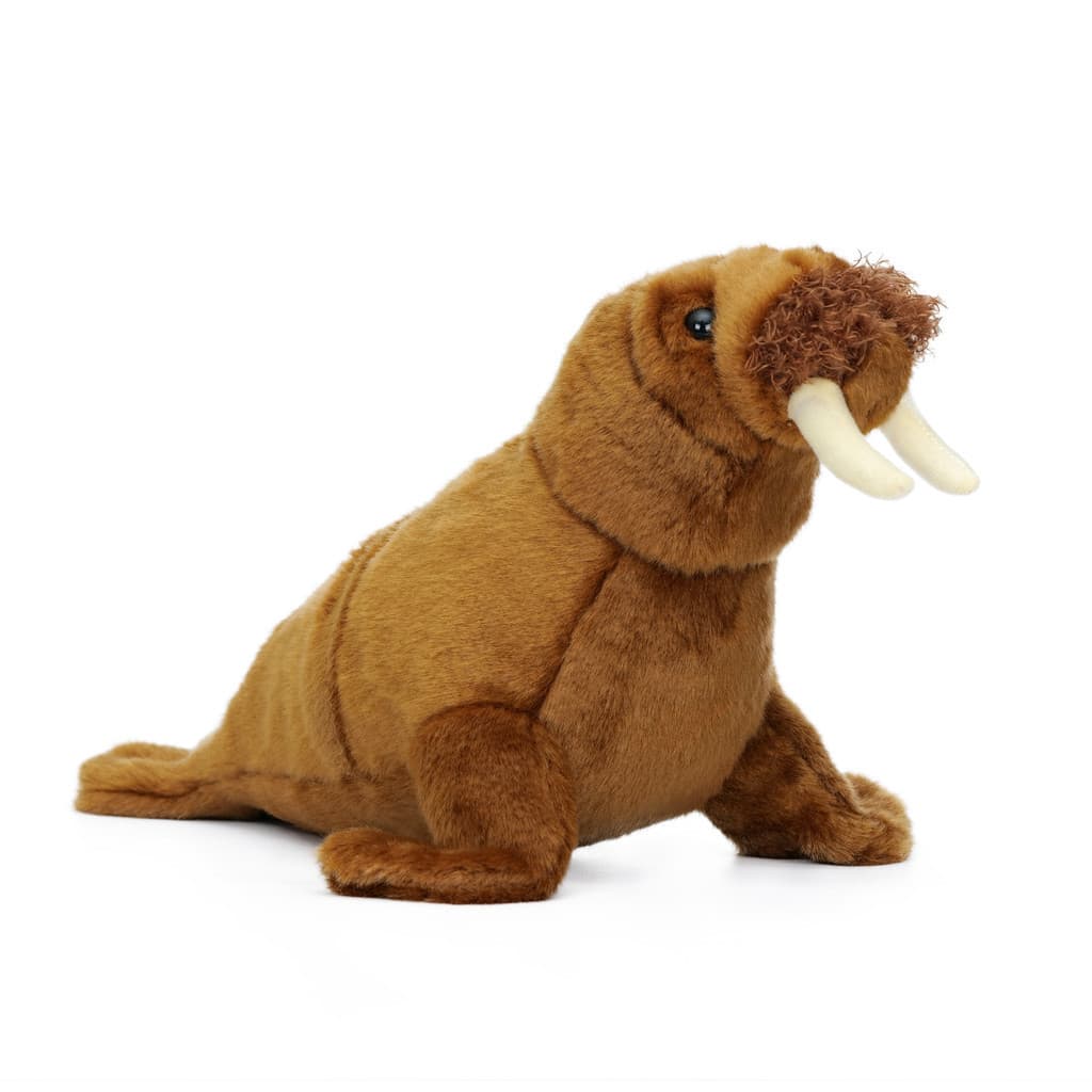 Adorável Walrus Plushie – Brinquedo De Pelúcia De Animal Marinho Realista Fofo , Boneca Companheiro Macia E Abraçável Pa