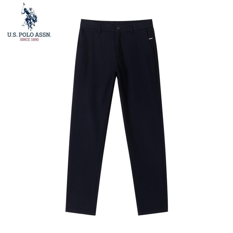 Uspoloassn outono inverno simples calças casuais masculinas americano Paul engrossado Micro-elástico negócios em linha r
