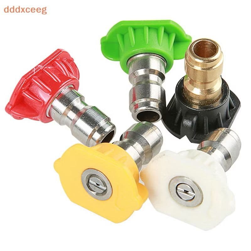 Bico Engate Rápido Lavadora Alta Pressão de 0º a 065º Enxague Furo 1.23mm Detail Lavacar Estética Automotiva