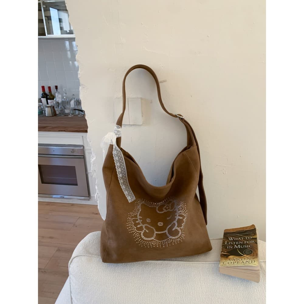 Merad Retro bolsa de ombro feminina 2025 novo estilo na moda All-Match sacola Casual grande capacidade Cross-corpo axila