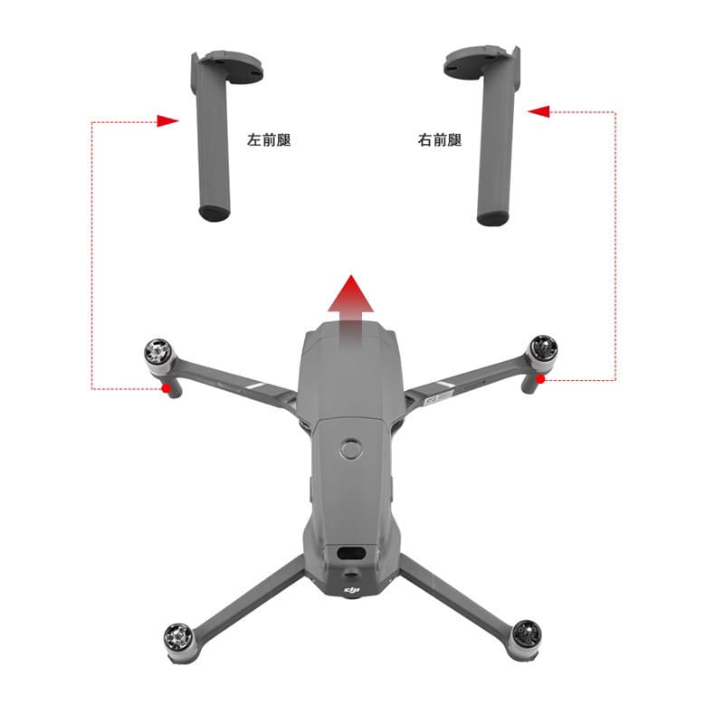 Suporte de Braço Frontal DJI Mavic 2 Pro/Zoom, Suporte de Braço para Mavic 2 Professional Zoom Version