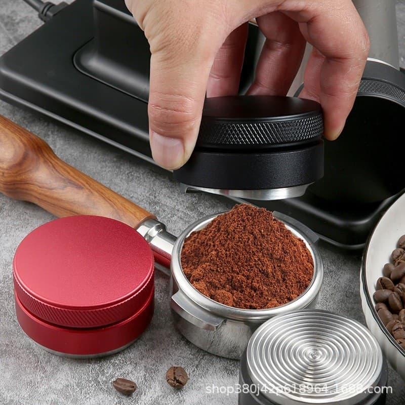 Dispensador de pó de café em liga de alumínio, dispensador de pó Trefoil ajustável ABS51/53/58m