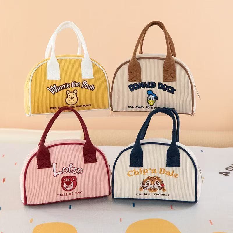 Bolsa de mão e bolsa transversal fofa do Winnie the Pooh, bolsa fofa do Pato Donald, alto valor estético, bolsa para uso