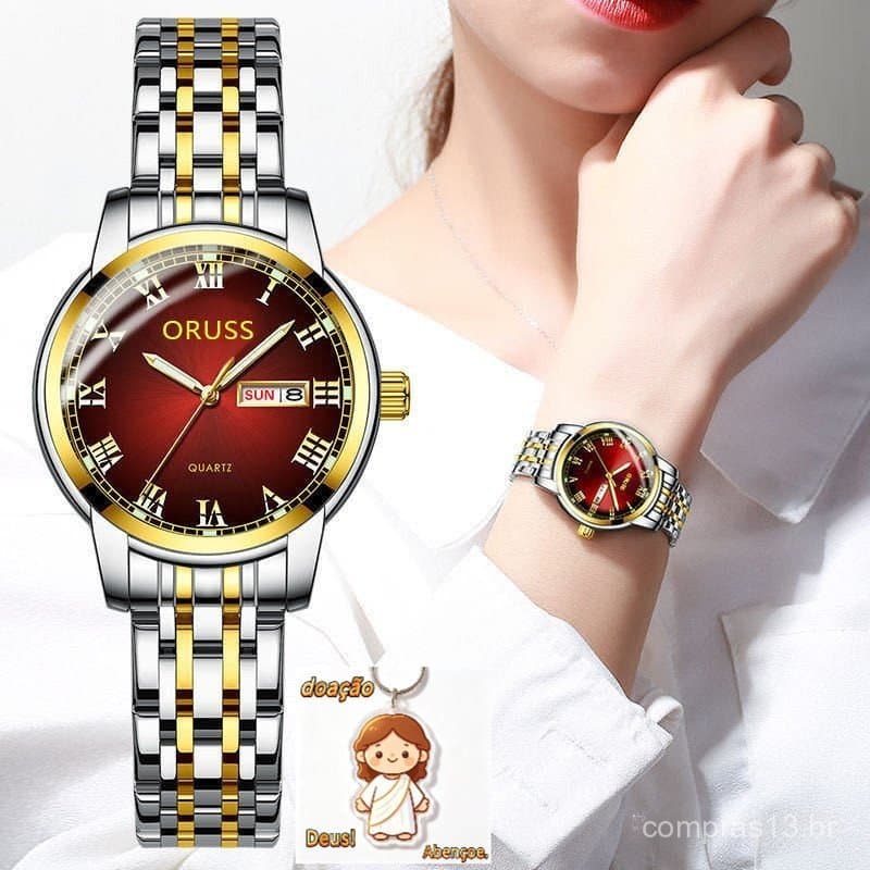Totalmente automático não mecânico senhoras relógio feminino à prova dwaterproof água moda 2022 novo simples High-End re