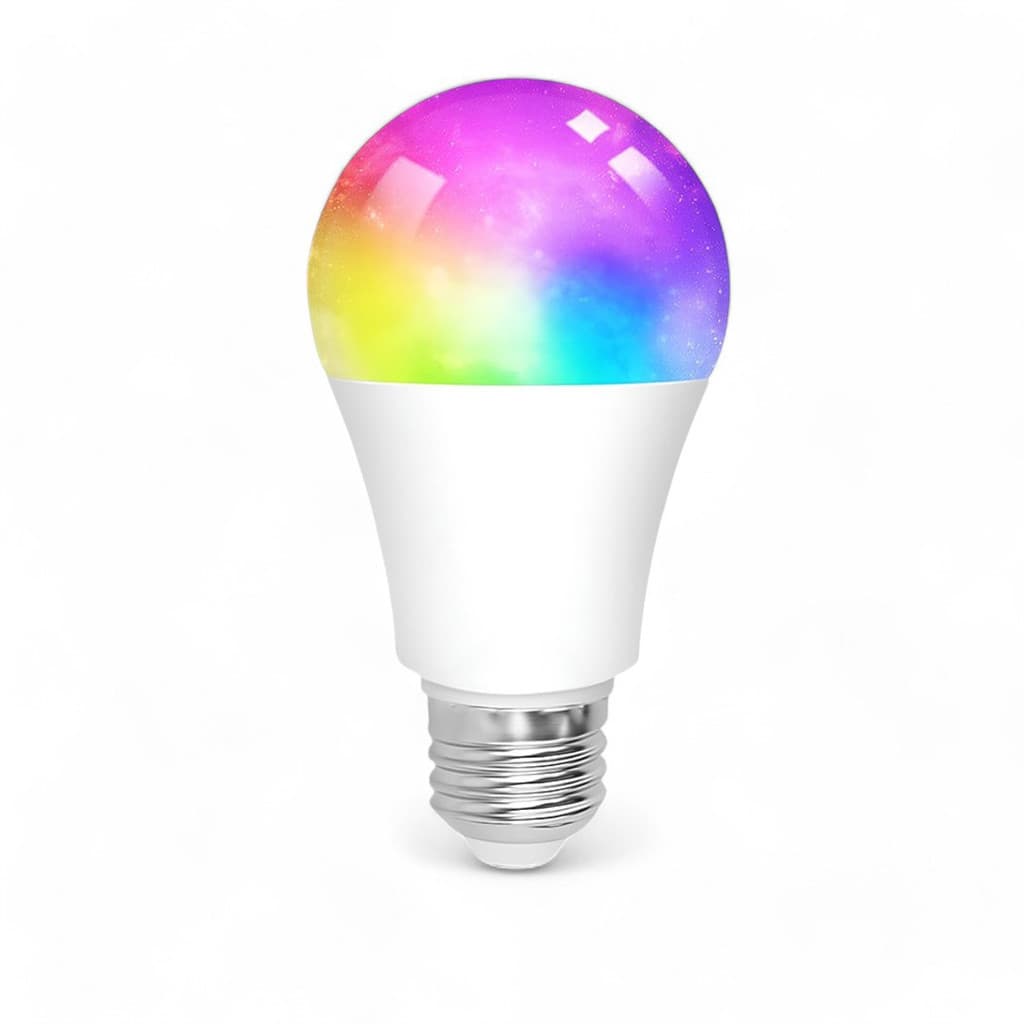 Lâmpada Smart LED RGB 9W Wi-Fi E27 Bivolt 16M Cores