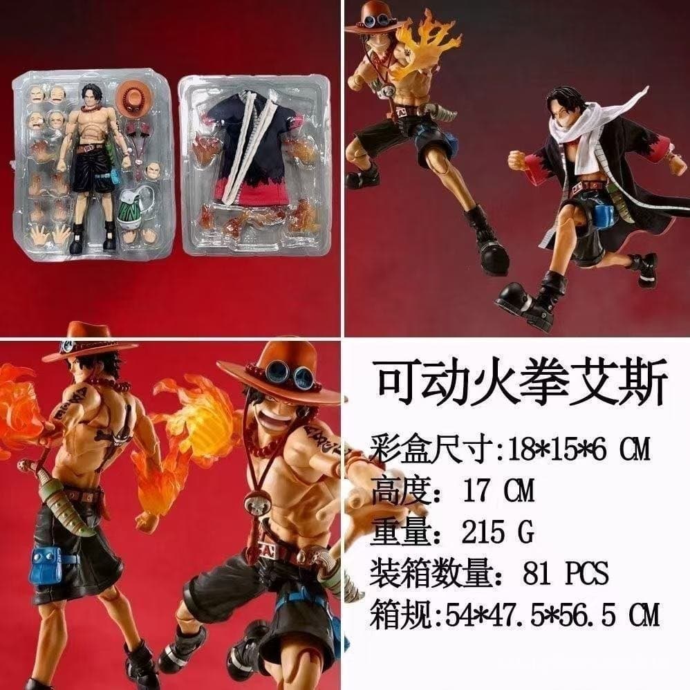 S.H.Figuarts Shfiguarts ACE SHF PORTGAS D Fire Fis Em Estoque Anime Action Collection Figuras Modelo Brinquedos AIWD