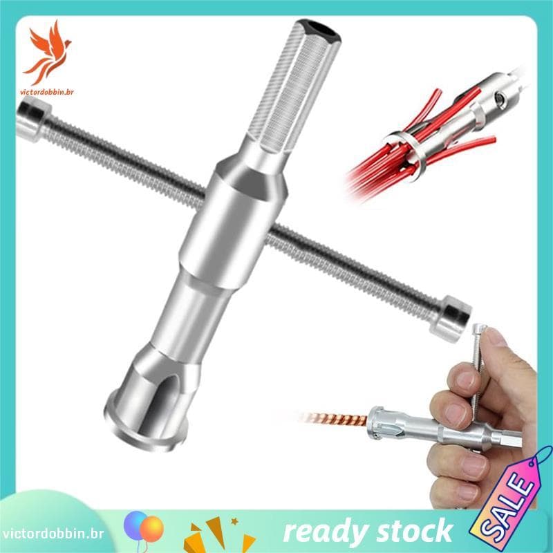 [victordobbin.br] Ferramenta De Descascamento E Torção De Fio , Para Conector De Cabo De Descascador Twister De Broca ,