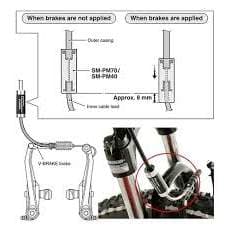 MODULADOR DE FREIO BICICLETA BMX MTB PARA V-BRAKE PTO